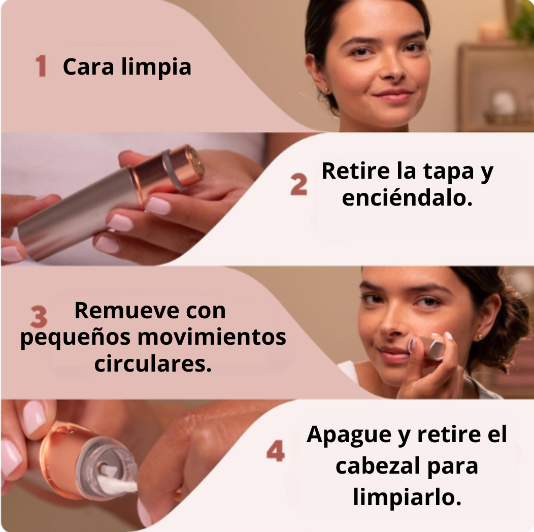 Glidity™ Depilación facial rápida